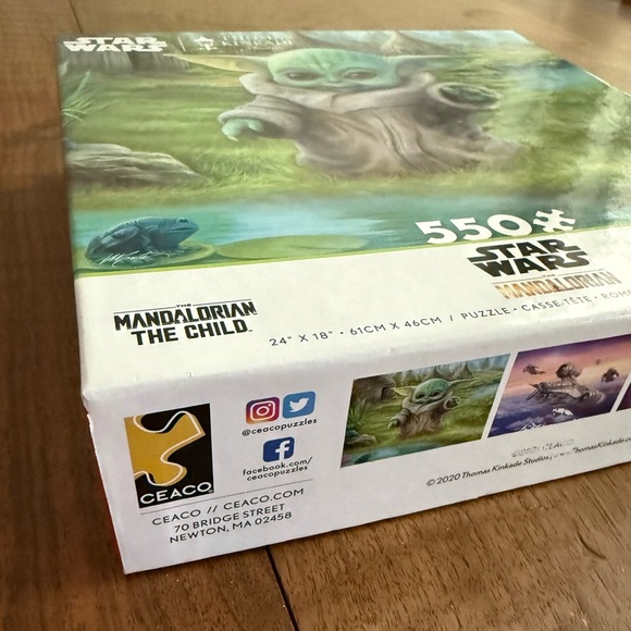 Disney Star Wars Mandalorian: Child's Play 550 Piece Puzzle Thomas Kinkade Ceaco - Picture 4 of 7